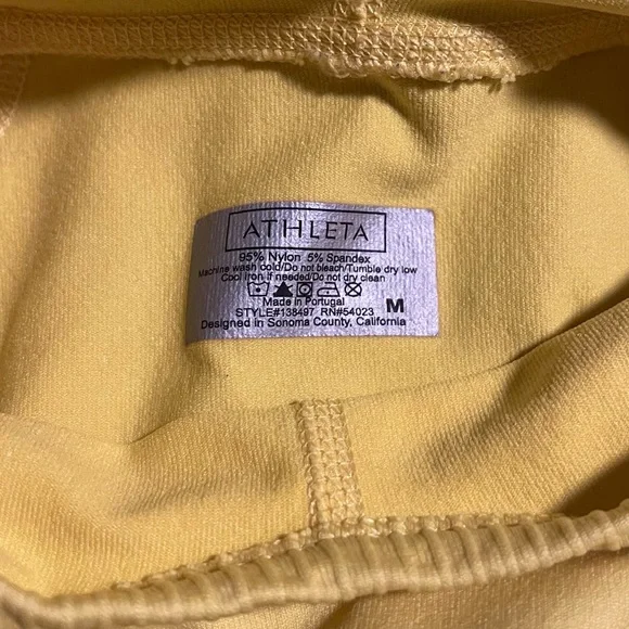 Athleta Yellow Hoodie Size Medium - Picture 8 of 8